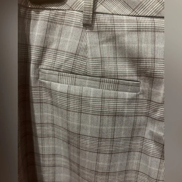 Nordstrom British Plaid High Waist Wide Leg Pants - NWOT - Picture 10 of 14